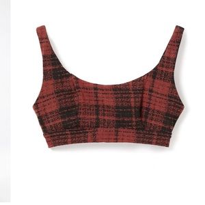Ona Plaid Sports Bra
